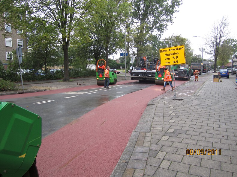 asfalteren van de Ridder Arnoudlaan t/m de Jan van Kuikweg in Heemskerk