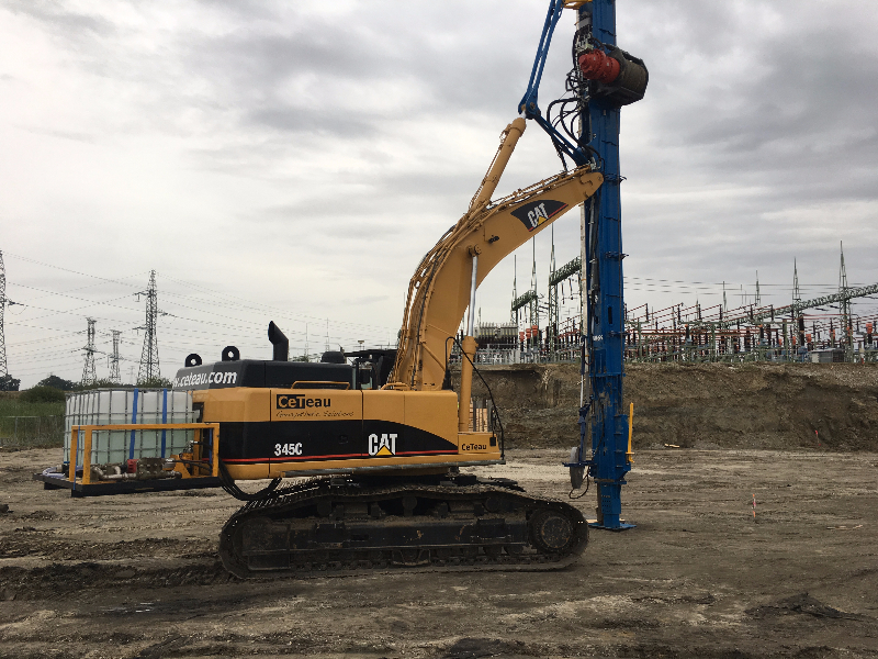 CAT 345CL met Mast W69